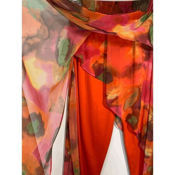 Cache Multicolor Scarf Draped Leggings Size Small - Picture 8 of 8
